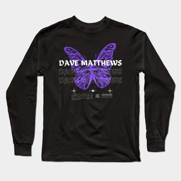 Dave Matthews // Butterfly Long Sleeve T-Shirt by Saint Maxima